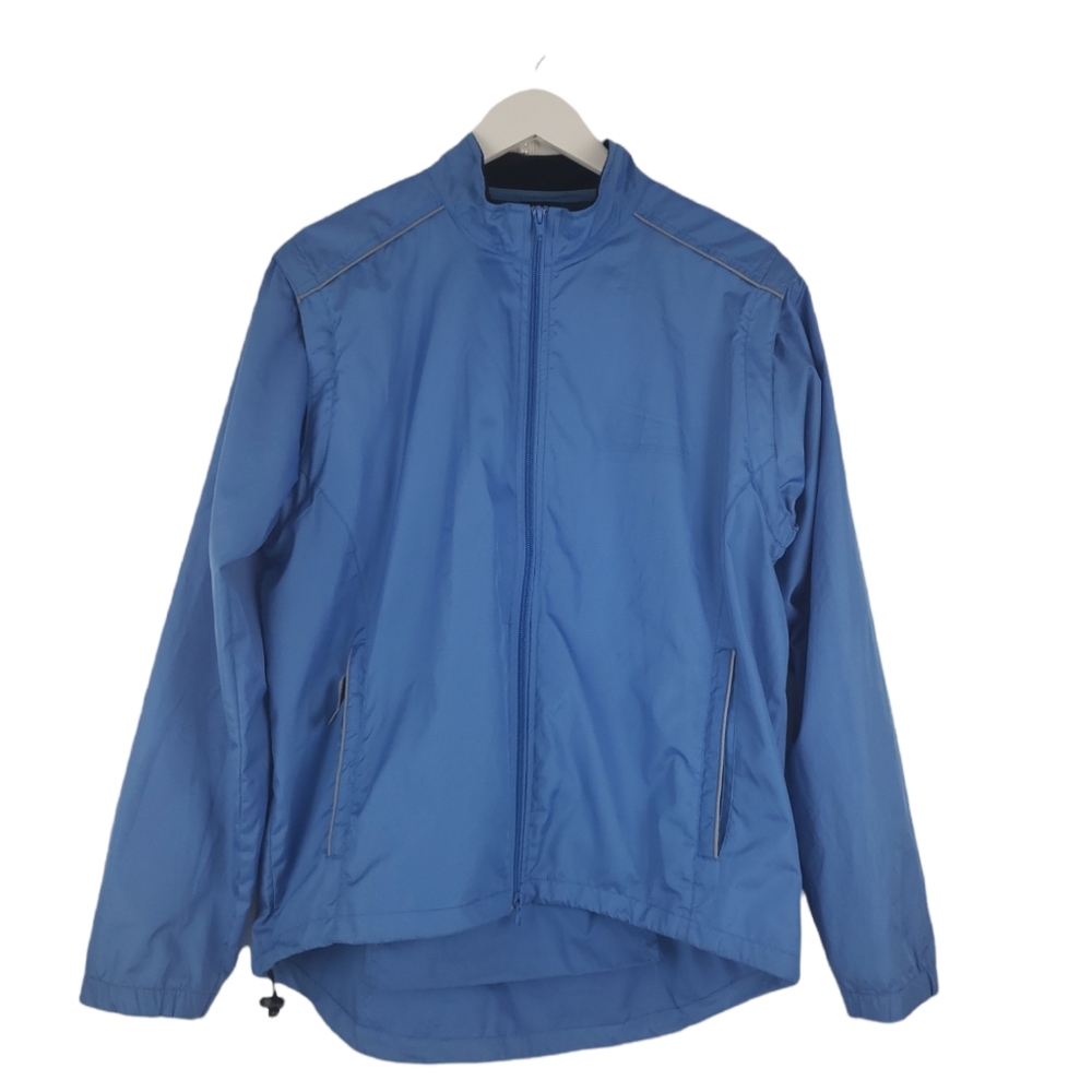 Canari Cycling Jacket Size XL in Blue Remove Sleeves And Wear As A Vest